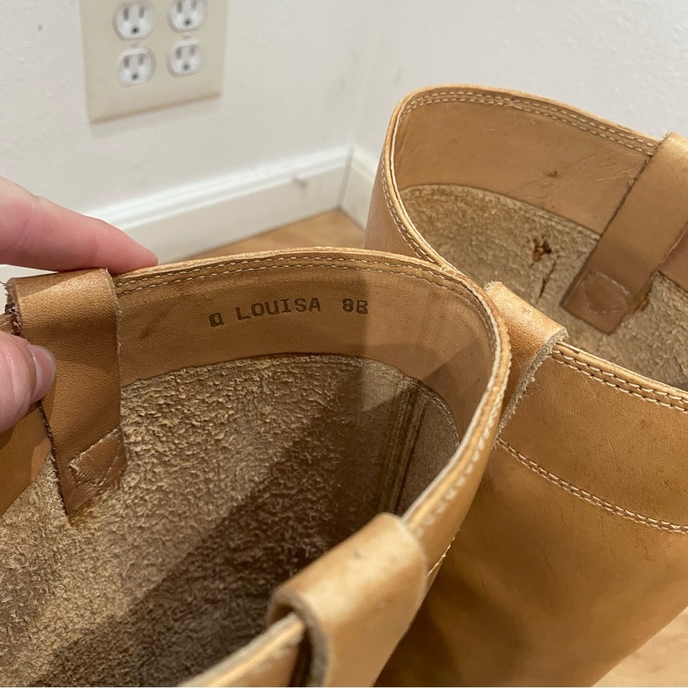Vintage Tan Campus Boots (8) - Picture 7 of 11
